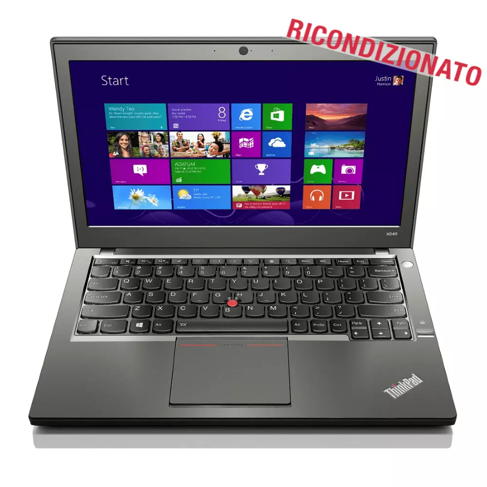 Notebook Lenovo ThinkPad X240 - RAM 8Gb - SSD 240Gb - WIN 10 PRO (PC)
