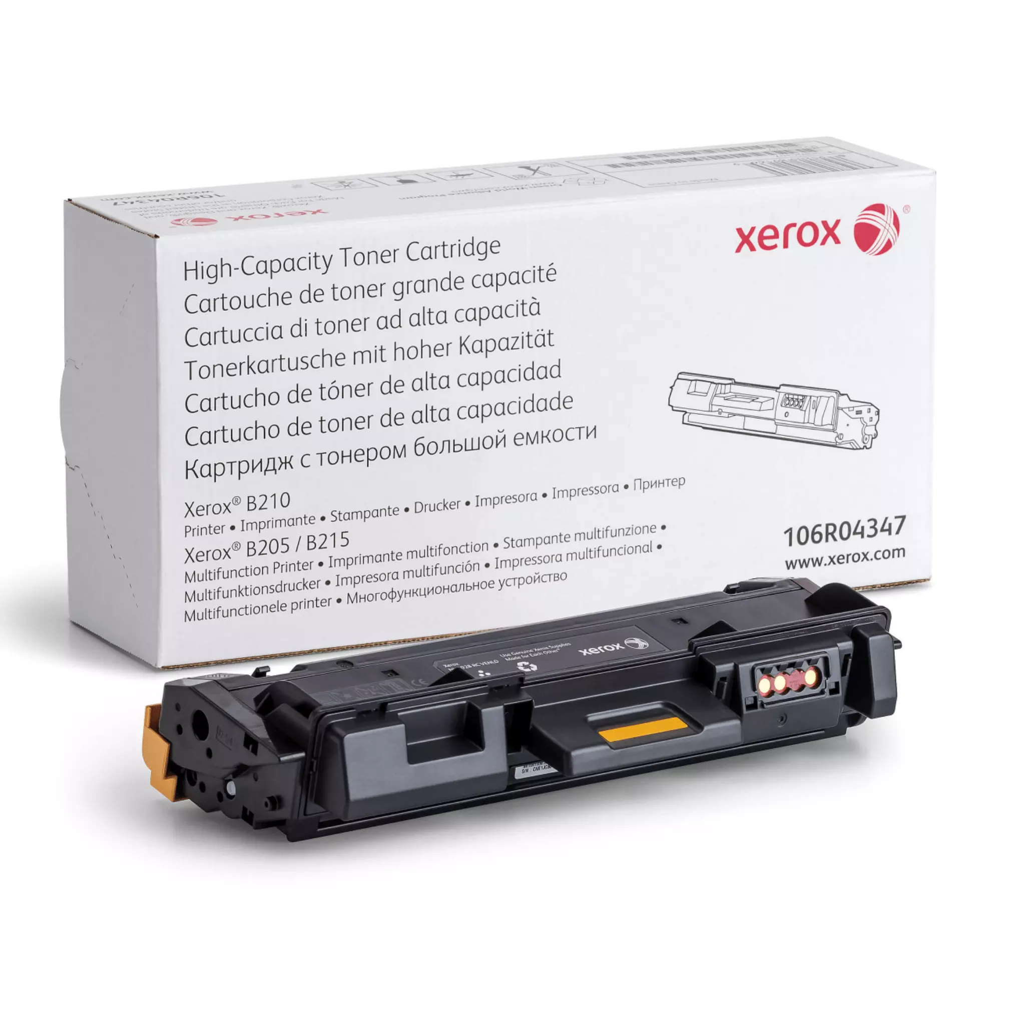 106R04347 - Toner Nero Alta Capacità - Xerox® B205/B210/B215